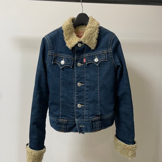 (90) levis 리바이스78372 쉐르파 데님 자켓