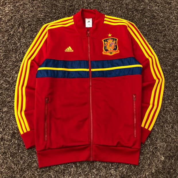 아디다스 스페인 국대 져지 트랙 자켓