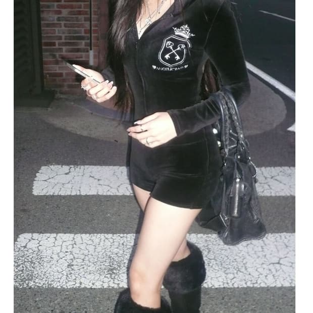 엠젤넘버555 바디수트 블랙 m