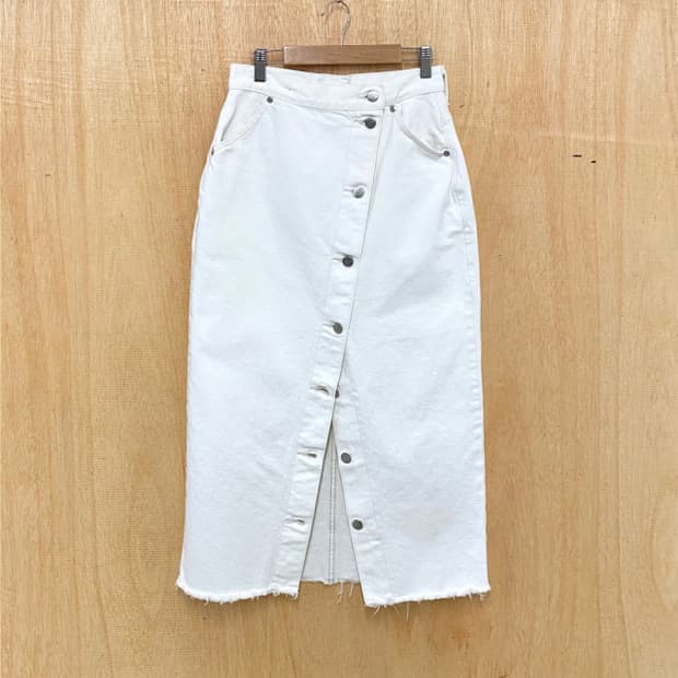 LEE button-up denim skirt