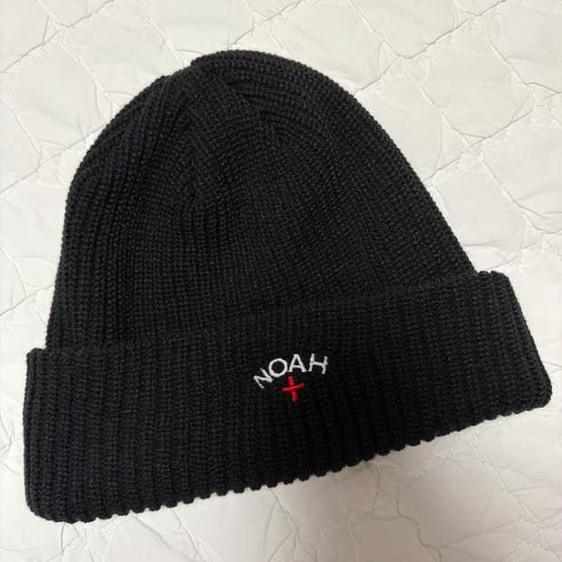 Noah 노아) (U) 코어 로고 비니 블랙 CORE LOGO BEANI