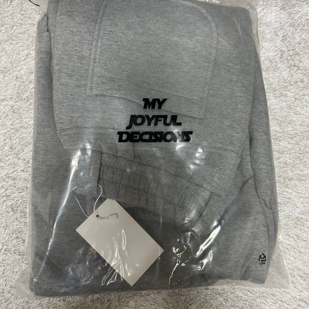 [OS] mjd 코인서울 와이드 카고 스웻 그레이 새상품