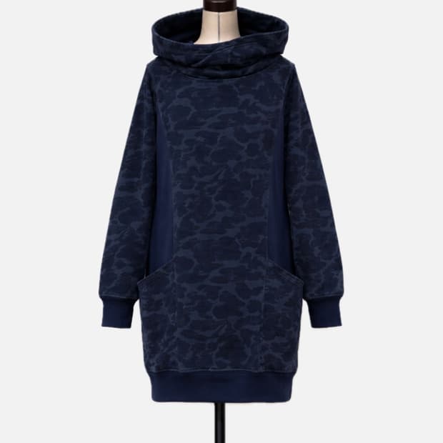 베이프 카모 후드 원피스