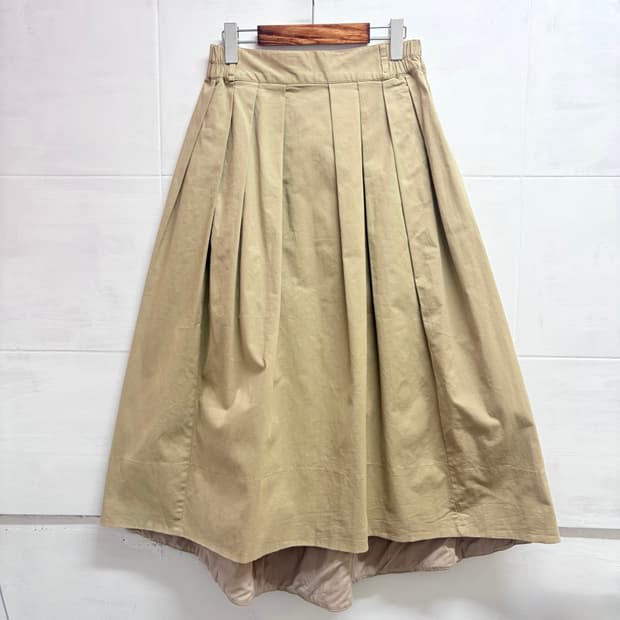 니코앤드 벌룬 언발 코튼 롱 스커트 