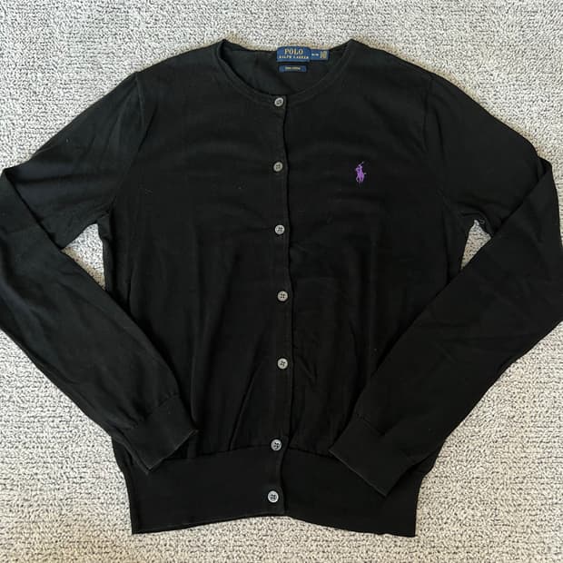 폴로 랄프 로렌　피마 코튼　가디건