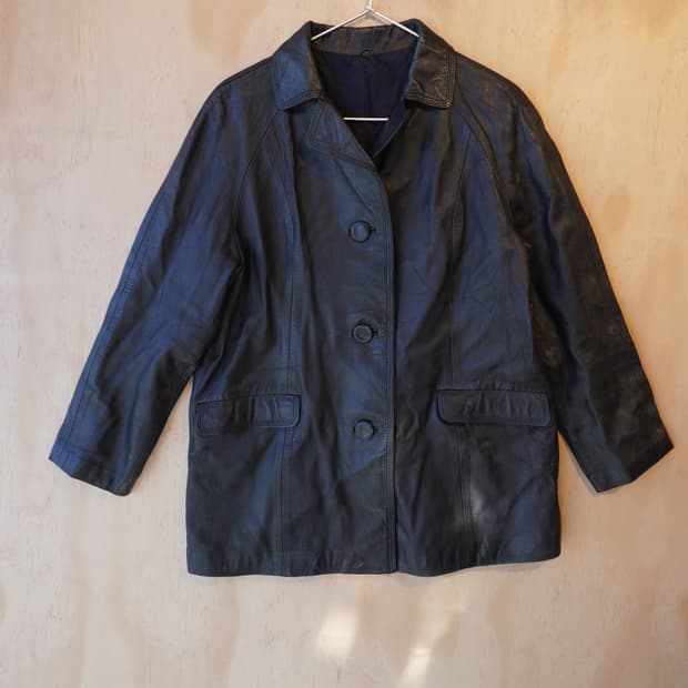 Cow leather 레더 자켓