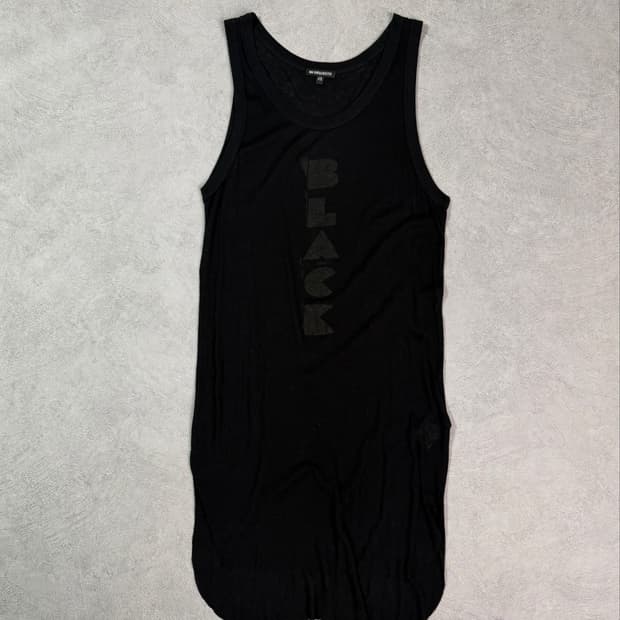 Ann Demeulemeester 11 SS BLACK Tank top