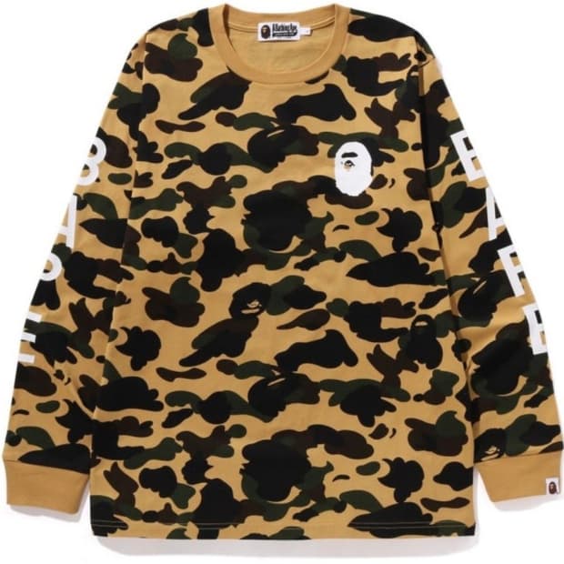 베이프 퍼스트 카모 롱슬리브 xl