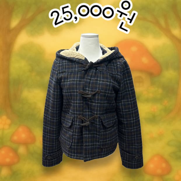 모리걸 겨울 곰돌이 숏 떡볶이코트