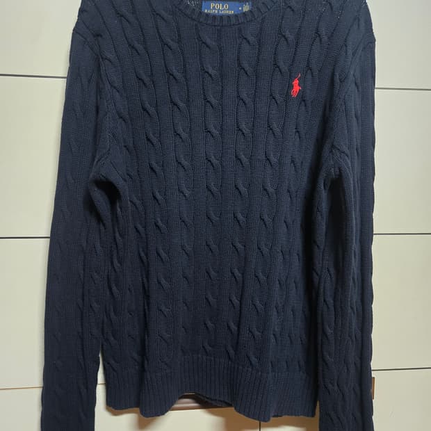 폴로 랄프로렌 정품 남성 코튼 케이블 니트