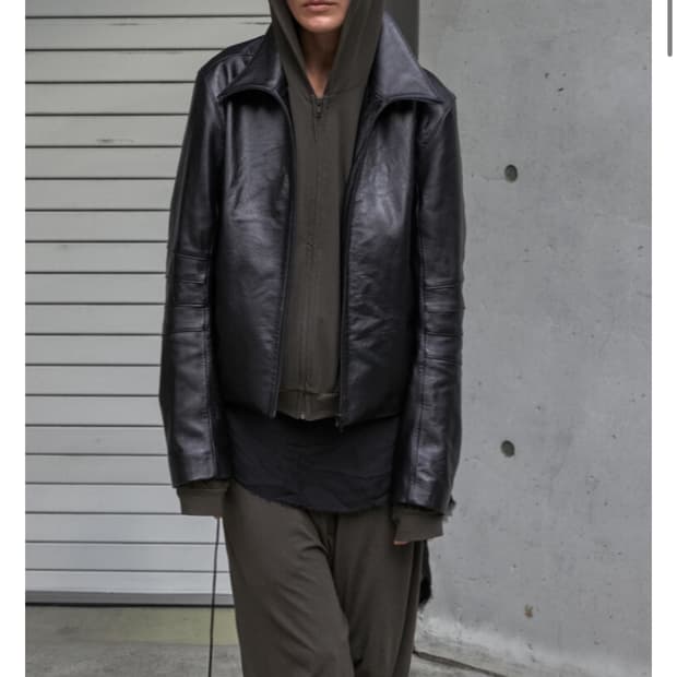 머듈 [014] appendix leather 레더자켓 3사