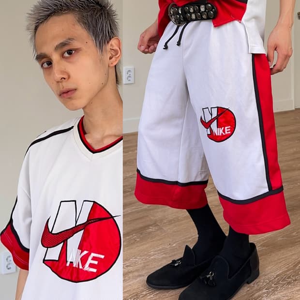 90’s Nike 하프 져지 셋업