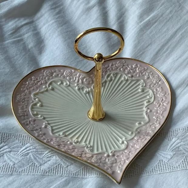 빈티지 레녹스 하트트레이 