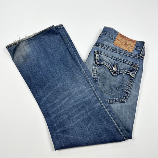 33 트루릴리전 USA og 부츠컷 데님팬츠