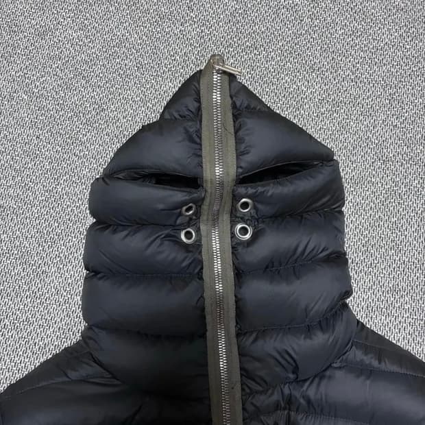릭오웬스 김프 패딩 베스트 블랙