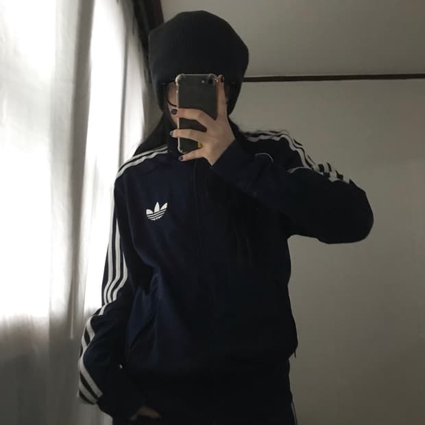 아디다스 네이비 구파이어버드 트랙탑