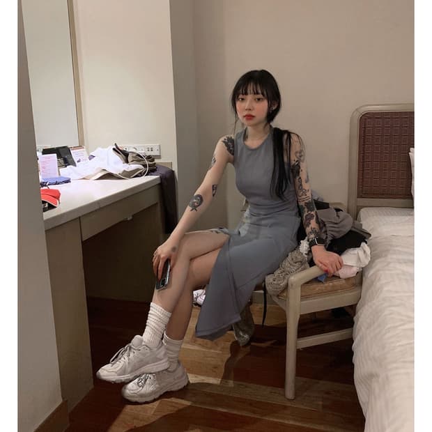 Babyrab 베이비랩 롱 스포티 원피스 