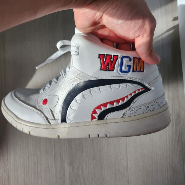 (희귀) 베이프 샤크 클라우드 신발