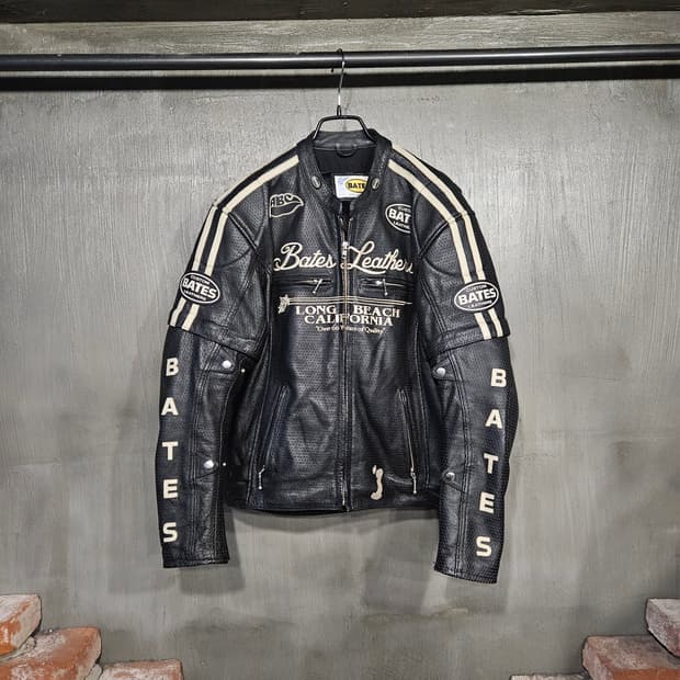BATES LEATHERS 레이싱 가죽 자켓 (L)