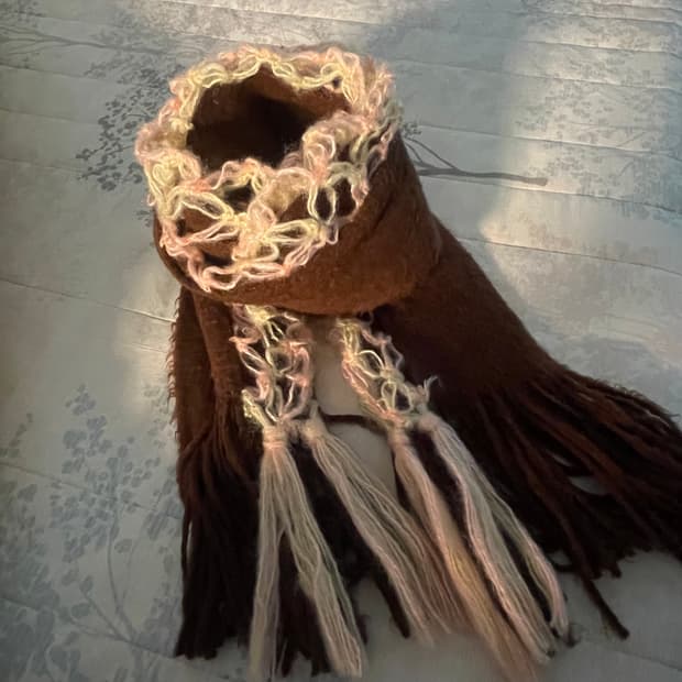 모리걸 일본 목도리