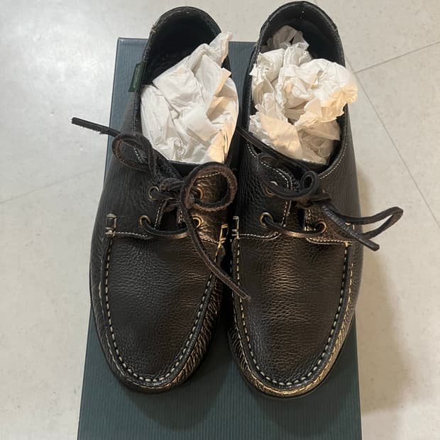 [UK6.5] 파라부트X캡틴선샤인 / 도밍구 블랙 그레인레더