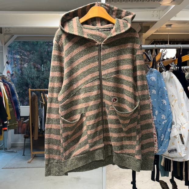 Frapbois 스트라이프 후드집업