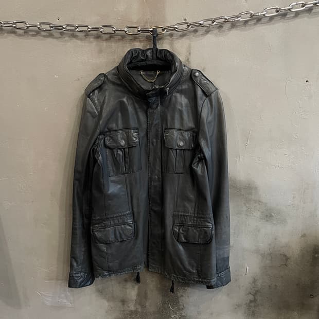 시시 M-65 레더 자켓