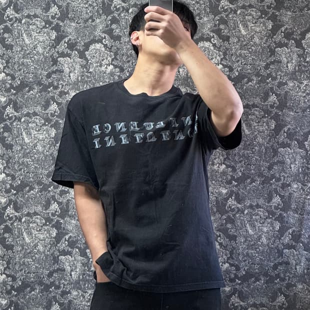 overr 오베르 레터링 반팔