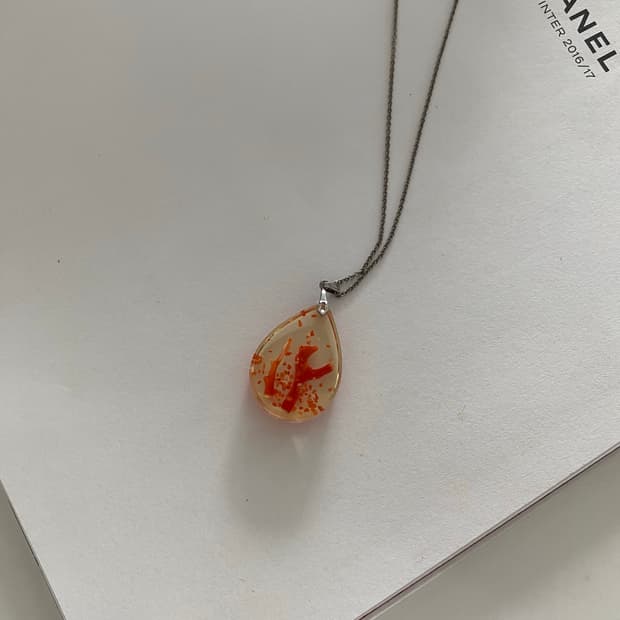 빈티지 드롭 목걸이 y2k