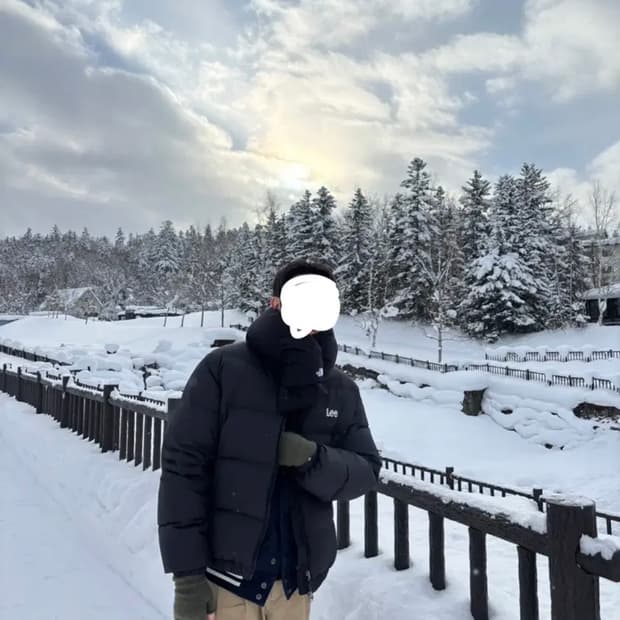 리 LEE 다운 패딩 M사이즈