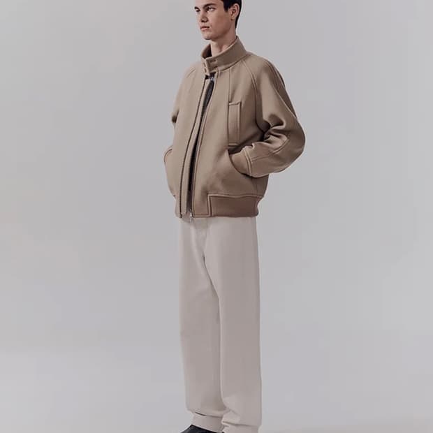 던스트 UNISEX DIAGONAL WOOL HARRINGTON JACK