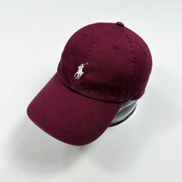 폴로 랄프로렌 클래식 베이직 볼캡 버건디