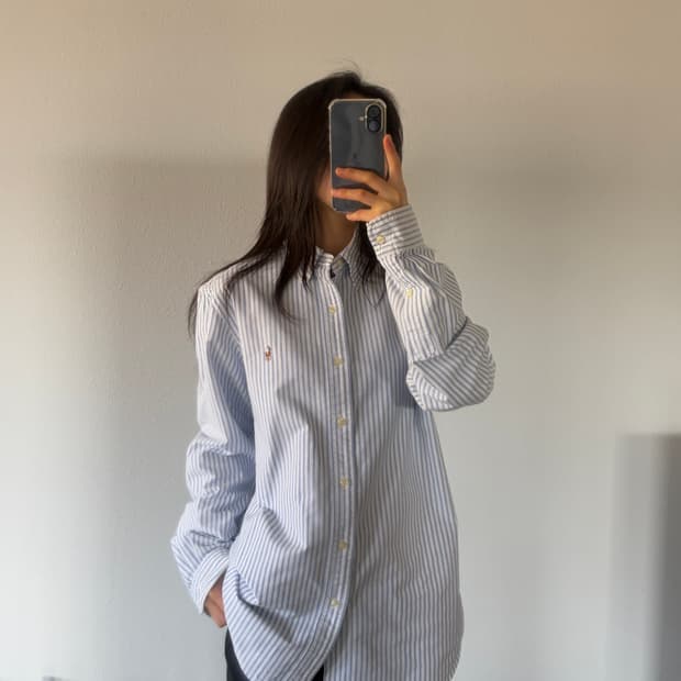 [M]폴로 랄프로렌 스트라이프 옥스포드 셔츠