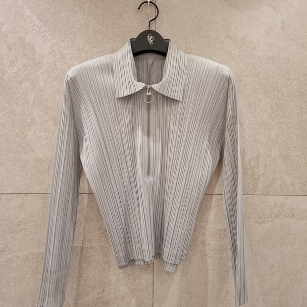 플리츠플리즈 이세이미야케 카라셔츠집업3