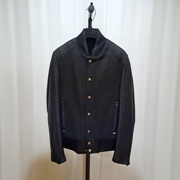 (택포) 타임옴므 레더 울 바시티 A908