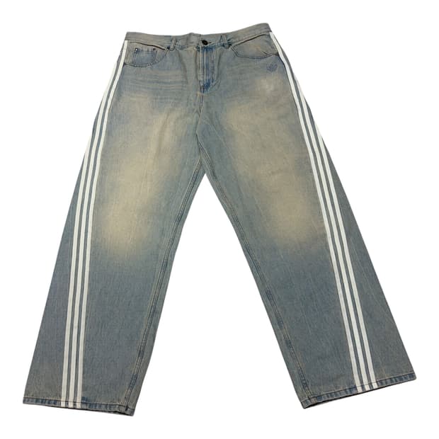 아디다스 아딜레늄 시즌3 루즈 핏 데님 팬츠