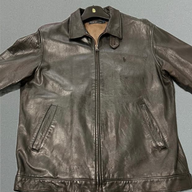 폴로랄프로렌 맥스웰 레더 자켓 L