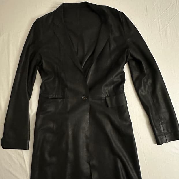 빈티지 램스킨 코트