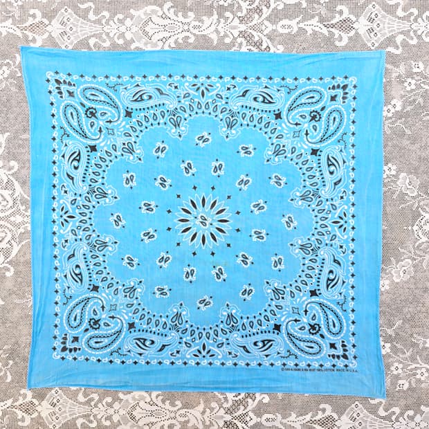 90s 하바행크 페이즐리 반다나 (made in usa)