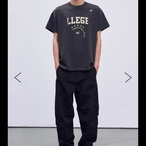 렉토 LLEGE 반팔 티셔츠 Free 