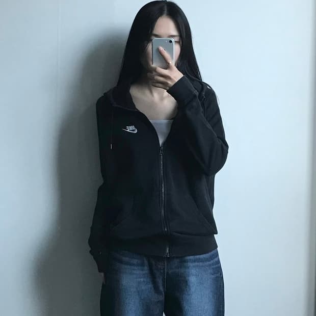 나이키 퓨추라 블랙 후드집업