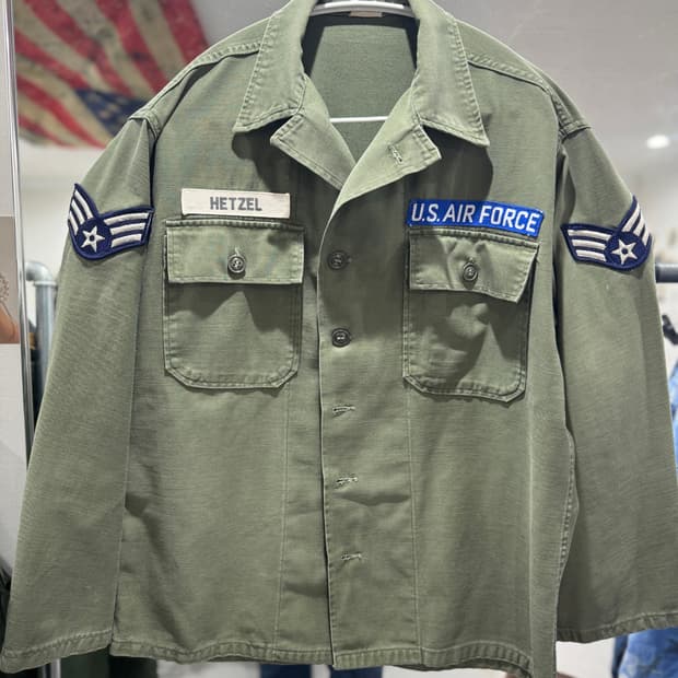 60s USAF 미공군 1세대 초기형 107셔츠 (미디움)