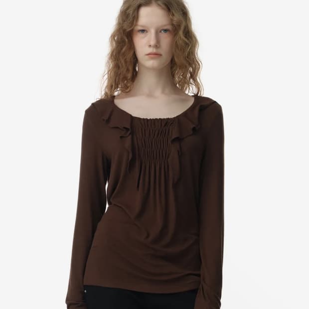 밀로우먼 브라운 롱슬리브