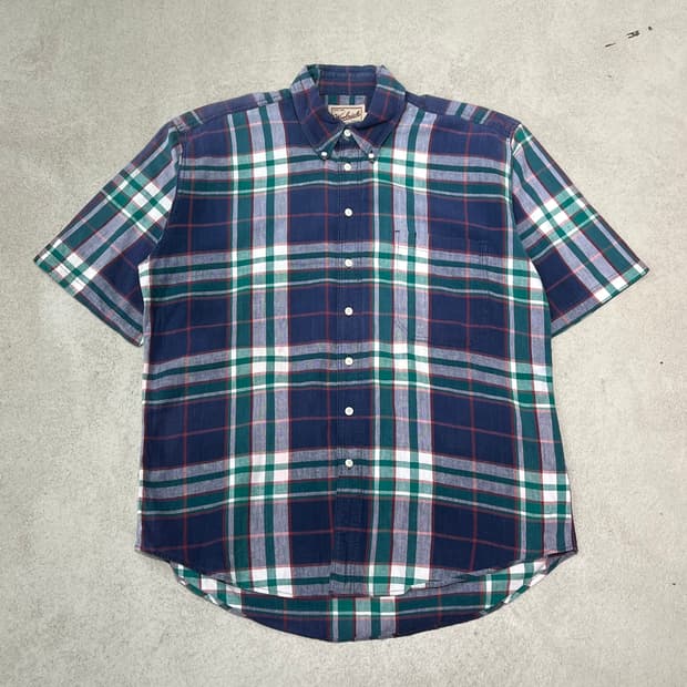 울리치 체크 하프셔츠 s10585