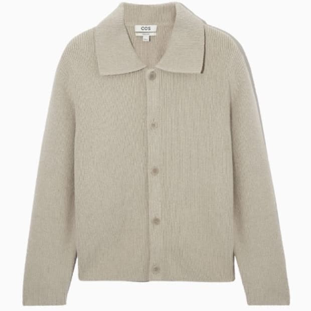 코스 부클레 가디건 베이지 L