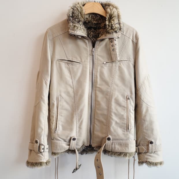 SCHLUSS 코튼 라이더 자켓 