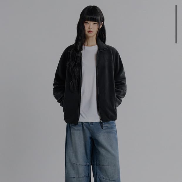 리메인세컨드 남녀공용 플리스집업자켓