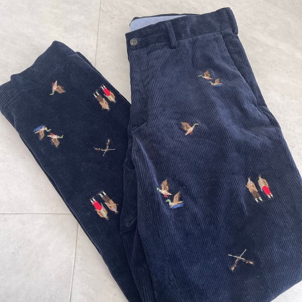 폴로 클래식핏 정품 코듀로이 바지 32