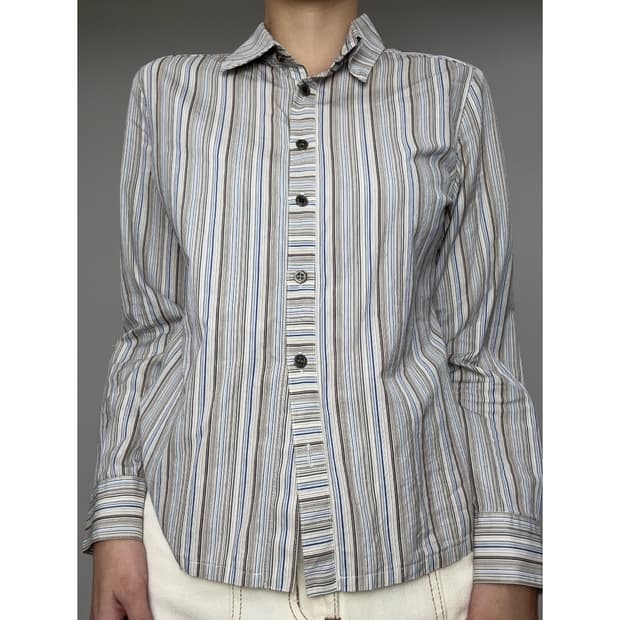 빈티지 브라운 셔츠