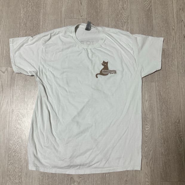 웨이브 투 어스 0.03 2024 북미 투어 티셔츠 화이트 L